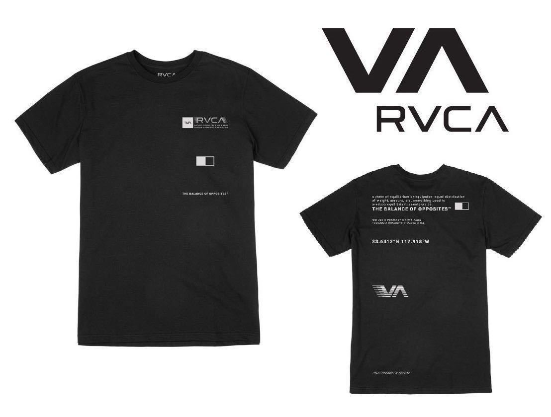 売切１円～【新品】正規品☆RVCA/ルーカ【FULL SPRINT】 Ｔシャツ☆BLACK☆Mサイズ（海外USサイズ）