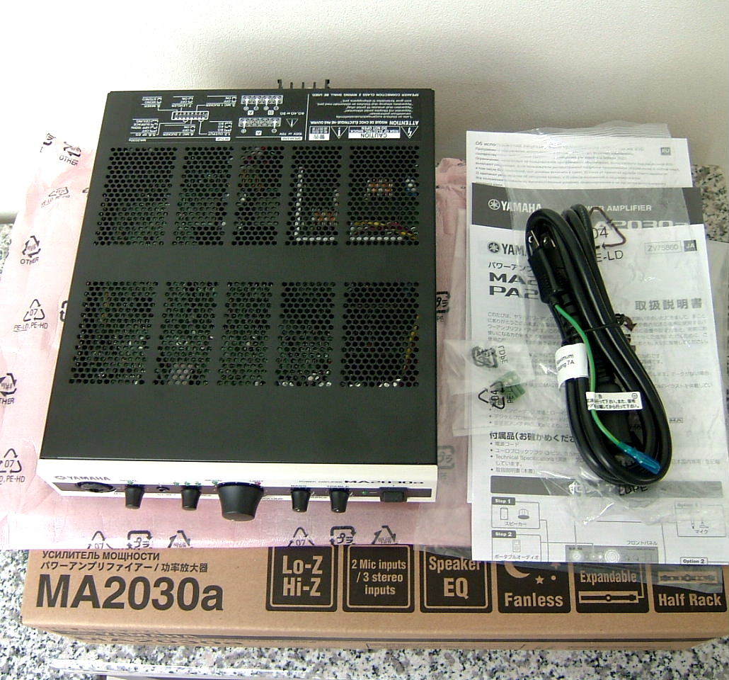 送料無料，最新作 新品 元箱入 YAMAHA ヤマハ MA2030a パワーアンプ D