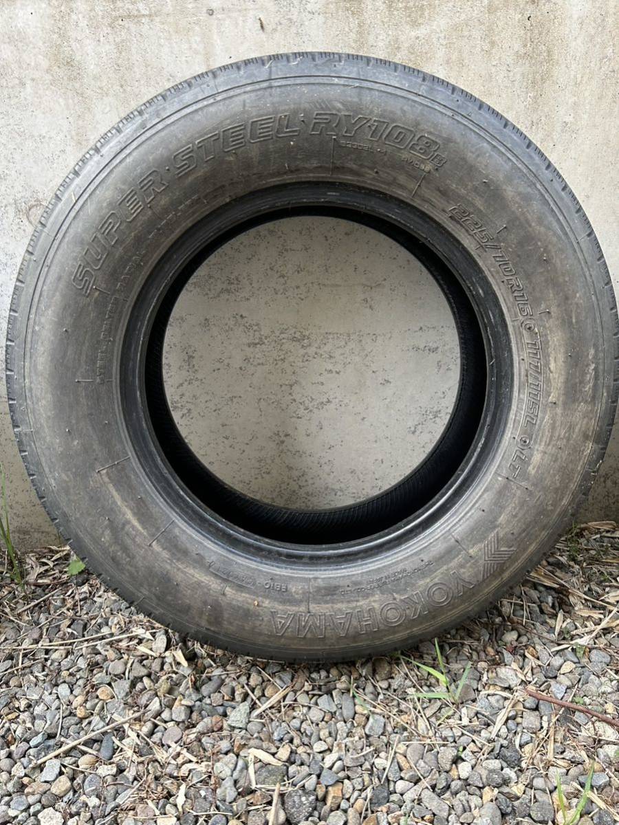 YOKOHAMA super steel RY108B 225/70R16 117/115L LT 12PR 16インチ 
