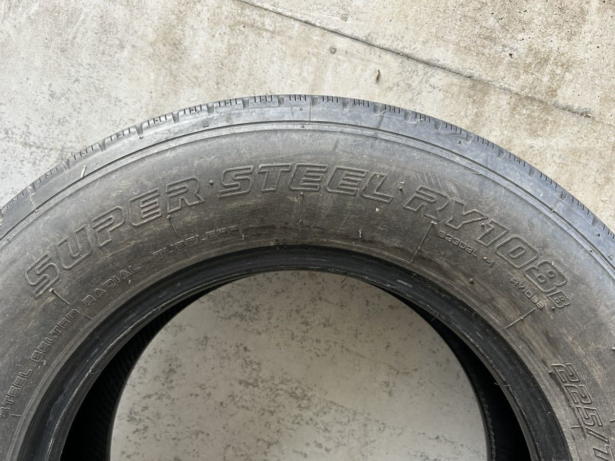 YOKOHAMA super steel RY108B 225/70R16 117/115L LT 12PR 16インチ 