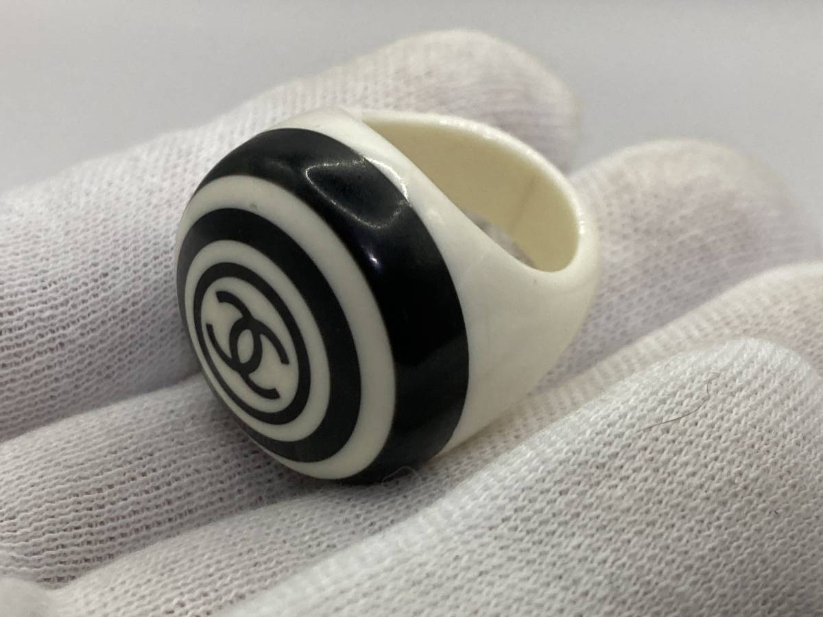 シャネル CHANEL 指輪 リング ココマーク プラスチック 13号 