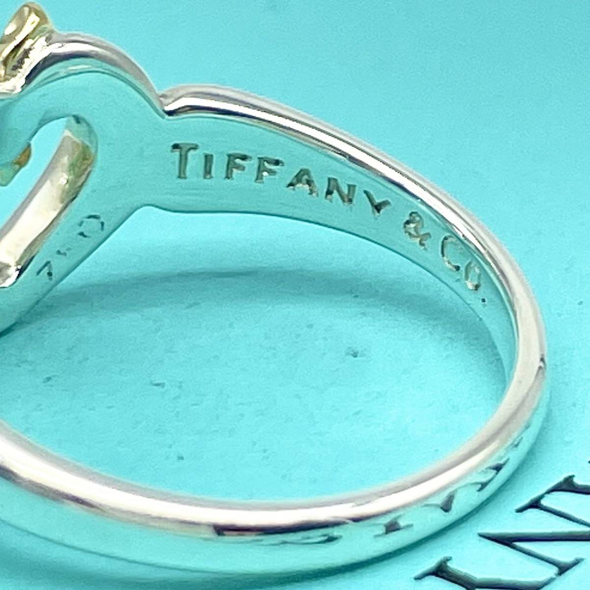 廃盤】ティファニー TIFFANY&Co. オープン ハート シルバー ゴールド 