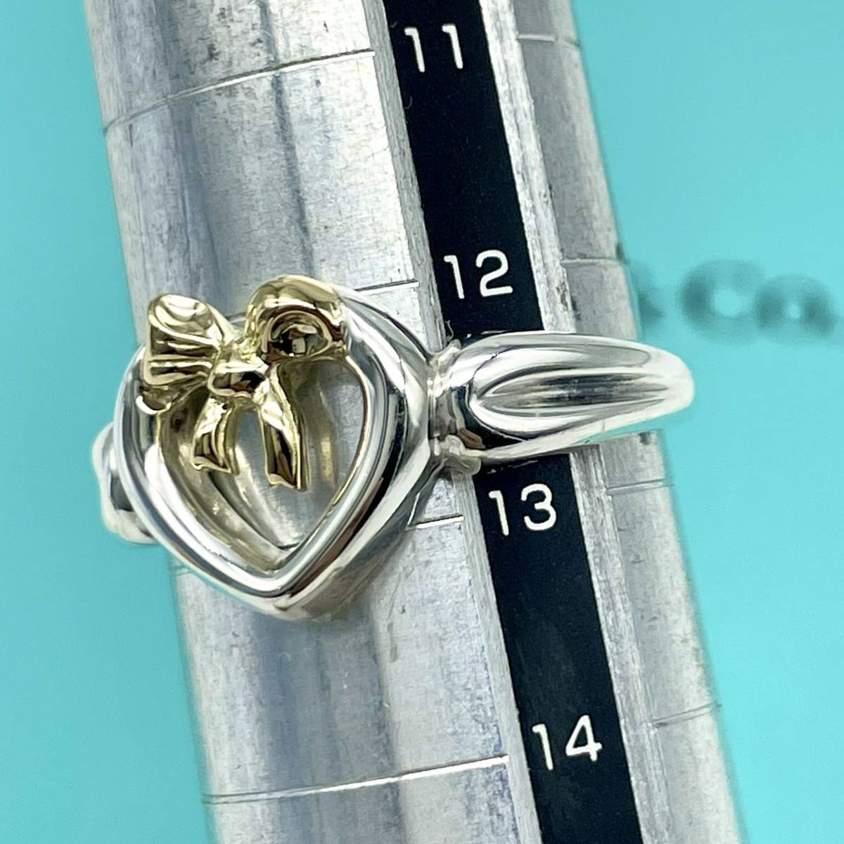 廃盤】ティファニー TIFFANY&Co. オープン ハート シルバー ゴールド 