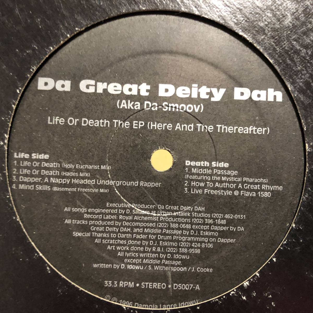 Great Deity Da Dah Life Death The - | Or 20th – EP or And Foundation