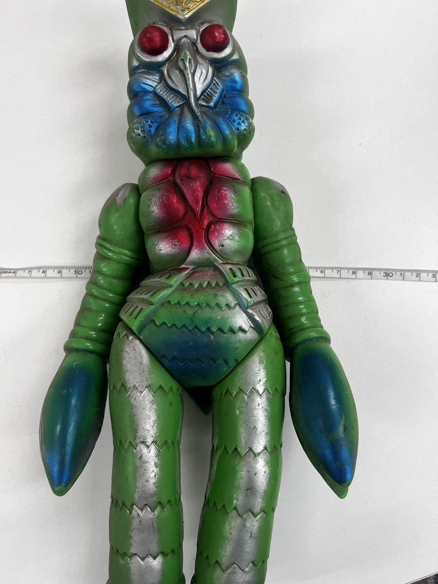ポピー　復刻版怪獣シリーズ　バルタン星人　蓄光　ソフビ 円谷プロ ソフビ ブルマァク バルタン星人 ジャイアントバルタン星人