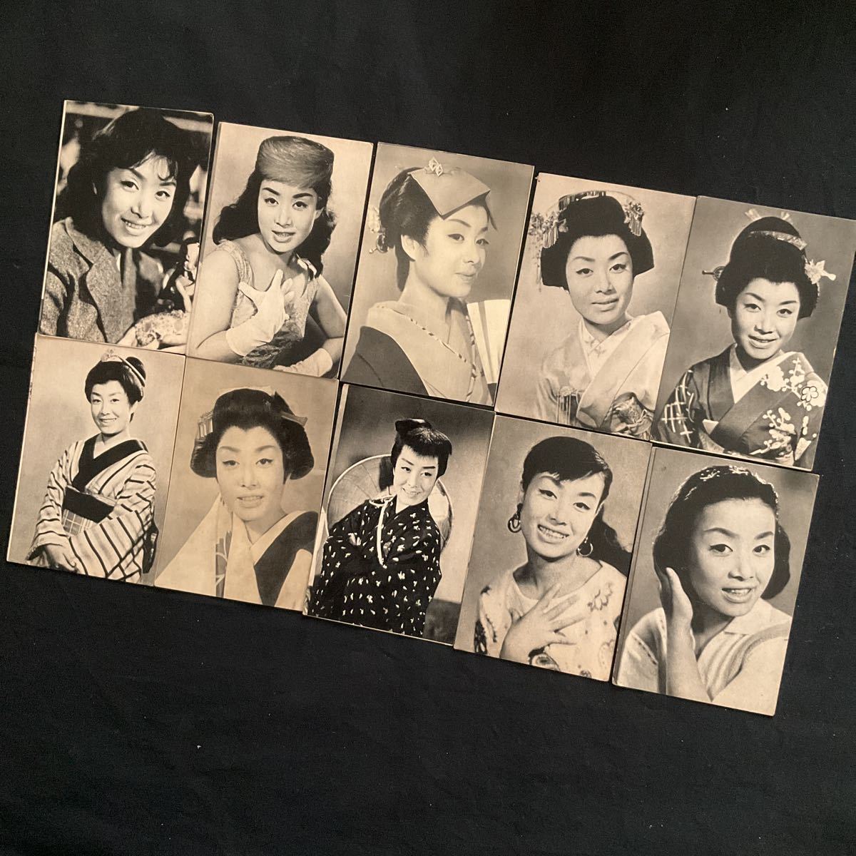 美空ひばり 古いブロマイド 当時物 昭和レトロ 10枚セット(ブロマイド