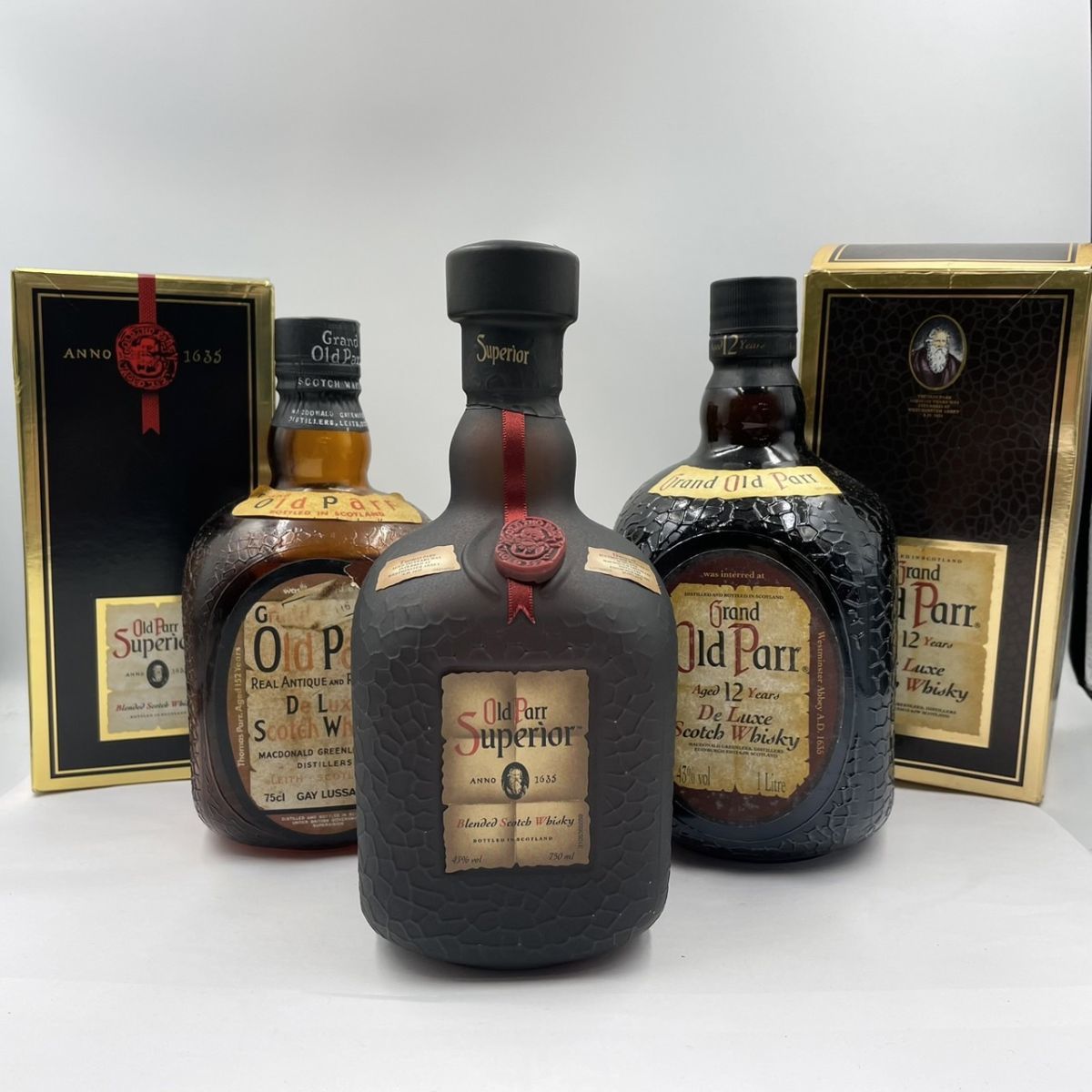 ALC619 まとめ □ Old Parr オールドパー スコッチウイスキー 3本