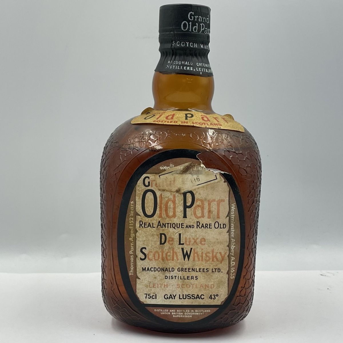 オールドパー Old 12年 玉なし(並行品)：750ml アワード 4本セット