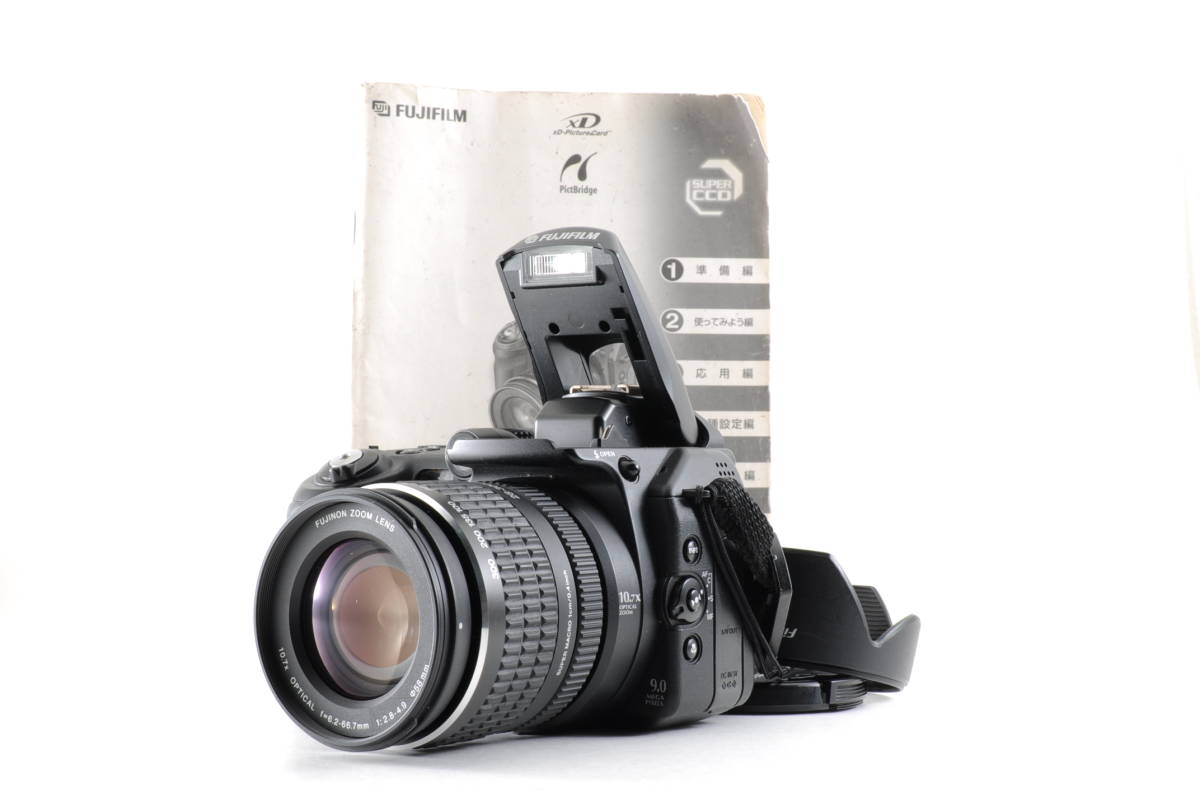 動作品 単三電池使用 富士フィルム FUJIFILM FinePix S9000 ファインピックス コンパクトデジタルカメラ 取説付 管GI128