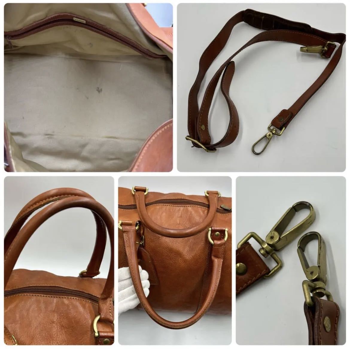 超高級!! 美品 BALLY バリー 2way ボストンバッグ オールレザー 本革