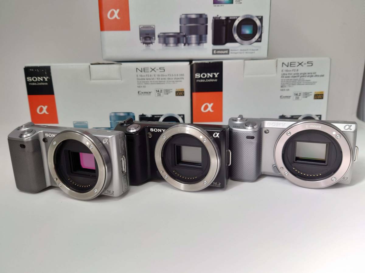 NEX-5 SONY カメラ フルスペクトルカメラ ボディ ブラック Sony Alpha