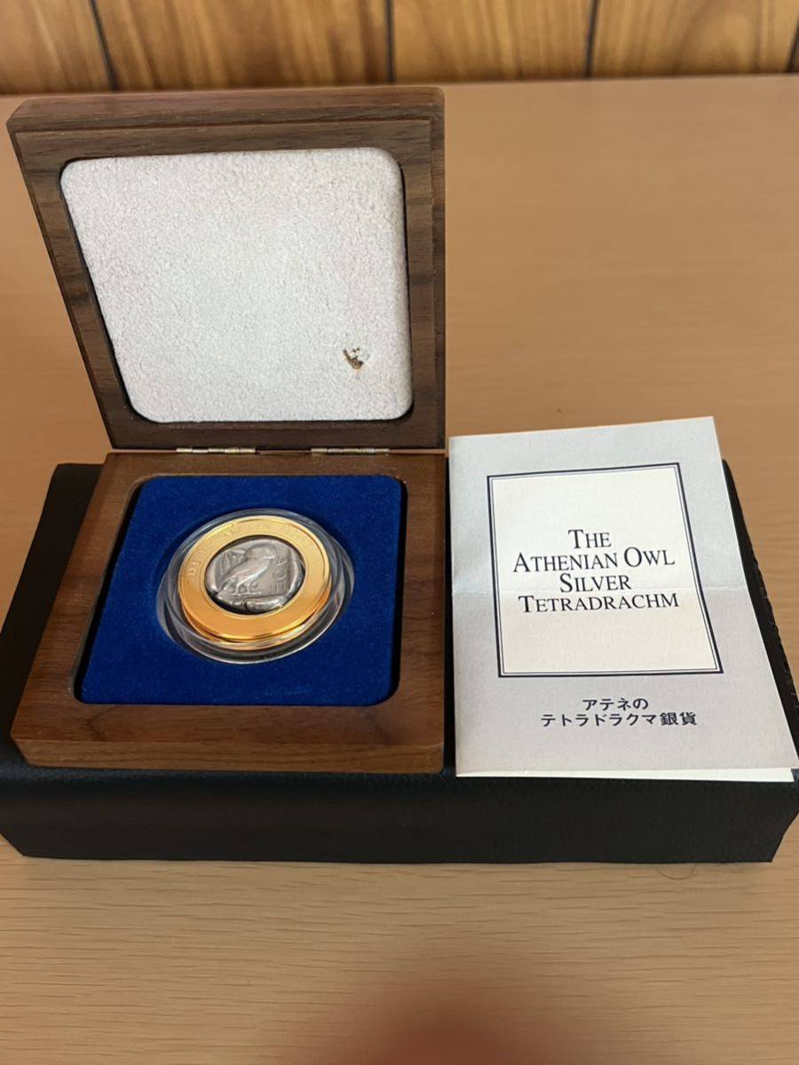 フランクリンミント　アテネテトラドラクマ銀貨　紀元前_2