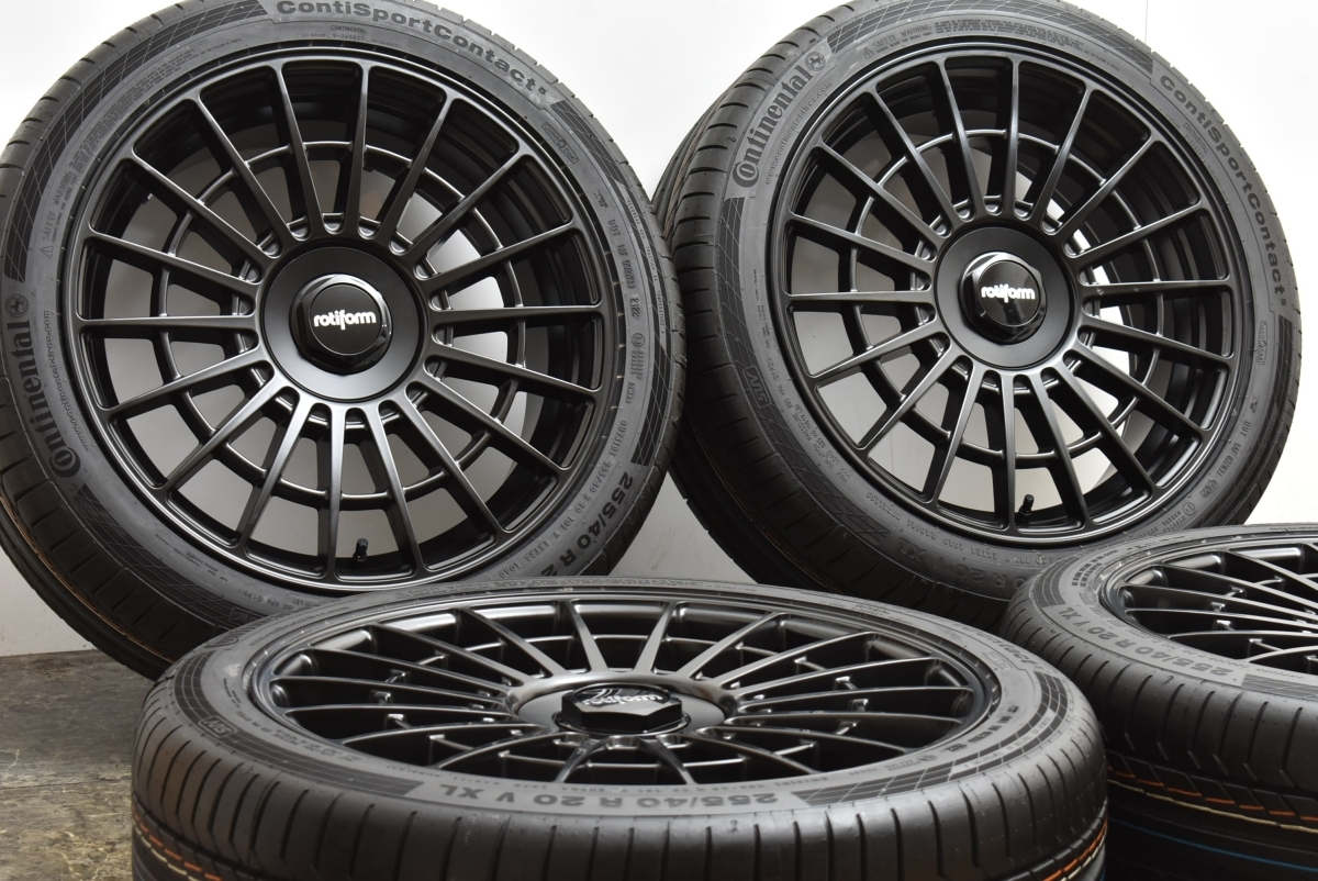 超美品 2022年製 走行わずか】rotiform LAS-R 20in 8.5J +45 PCD112 