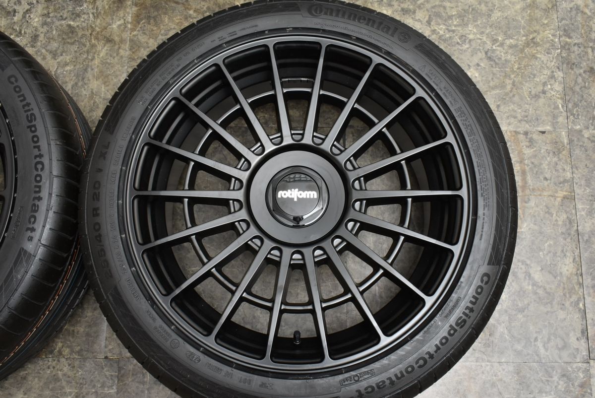 超美品 2022年製 走行わずか】rotiform LAS-R 20in 8.5J +45 PCD112 