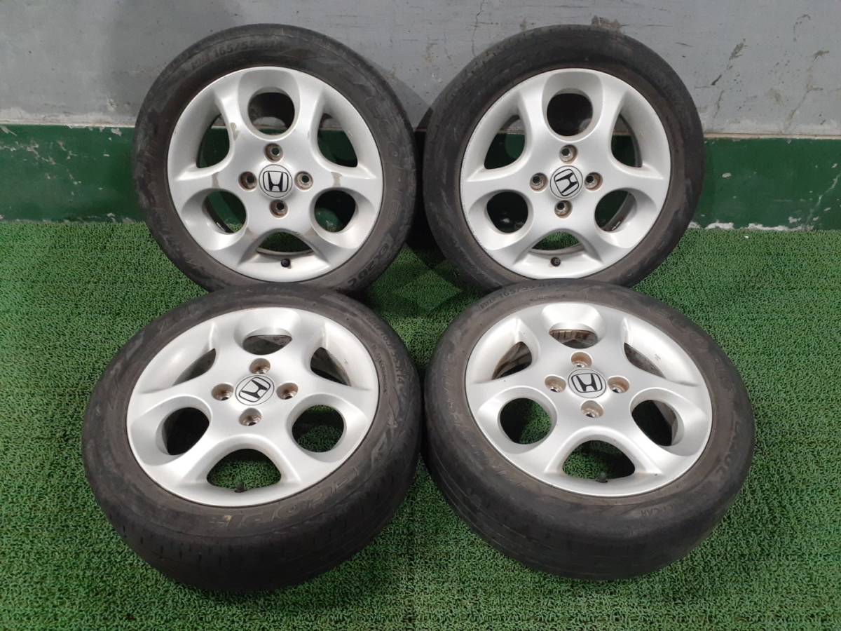 ライフ等 軽自動車に ホンダ純正 14インチ 4.5J 165/55R14 夏タイヤ付 