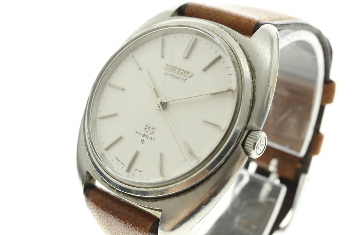 LVSP5-4-35 7T045-22 グランドセイコー GS 腕時計 5641-7000 ハイビート メダリオン ラウンド 自動巻き 約40g メンズ シルバー ジャンク