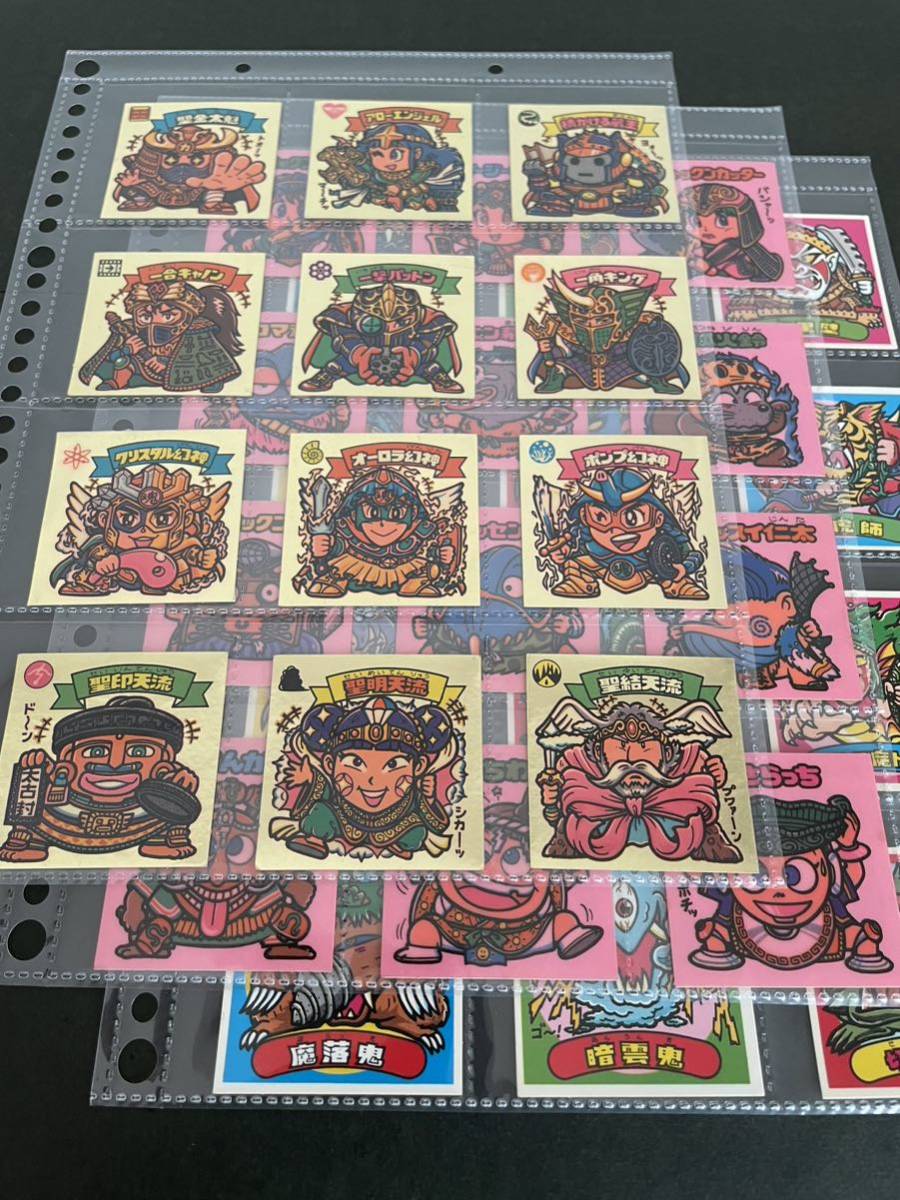 旧ビックリマン コンプ 7弾 美品～超美 チョコ版５弾 チョコ版7弾すくみコンプ36枚セット！旧ビックリマンシール チョコ版7弾すくみコンプ36枚セット！旧ビックリマンシール　当時物