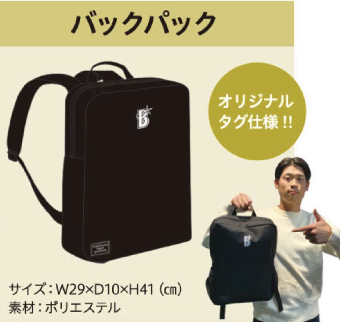 横浜DeNAベイスターズ　ファンクラブ特典2023 バックパック　未使用品_2