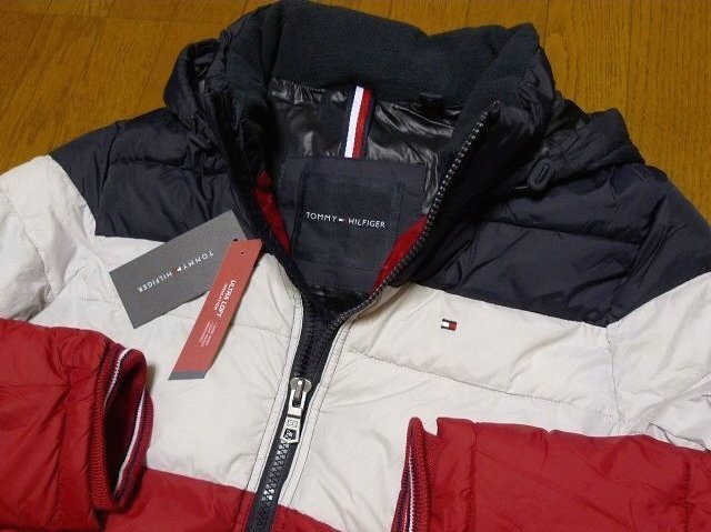 M(US)XL(JP位)★秋冬SALE送料無料★新品トミーヒルフィガーUSA限定 極暖 ダウンジャケット同機能DOWN ALTERATIVE耐風耐水蓄熱日本未発売