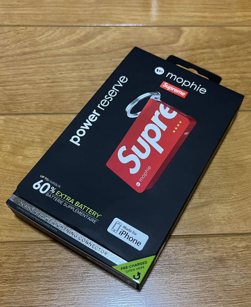 新品】15SS Supreme Mophie Power Reserve iPhone モバイルバッテリー