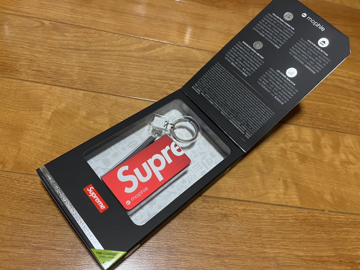 新品】15SS Supreme Mophie Power Reserve iPhone モバイルバッテリー