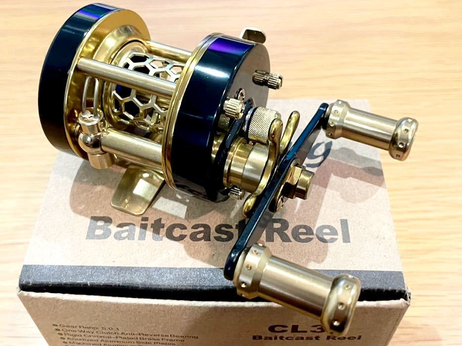 Ming Yang W300 L ミンヤン 左 ハンドル ゴグホイール アンバサダー 2500 ベイト 渓流 ベイトフィネス カスタム トップ トッパー