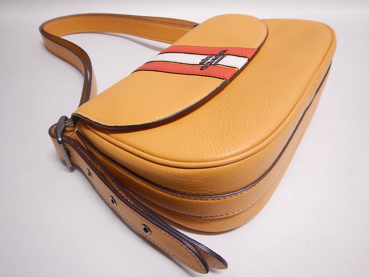 サドル コーチ メイシー サドルバッグ カラーブロック レザー 新品