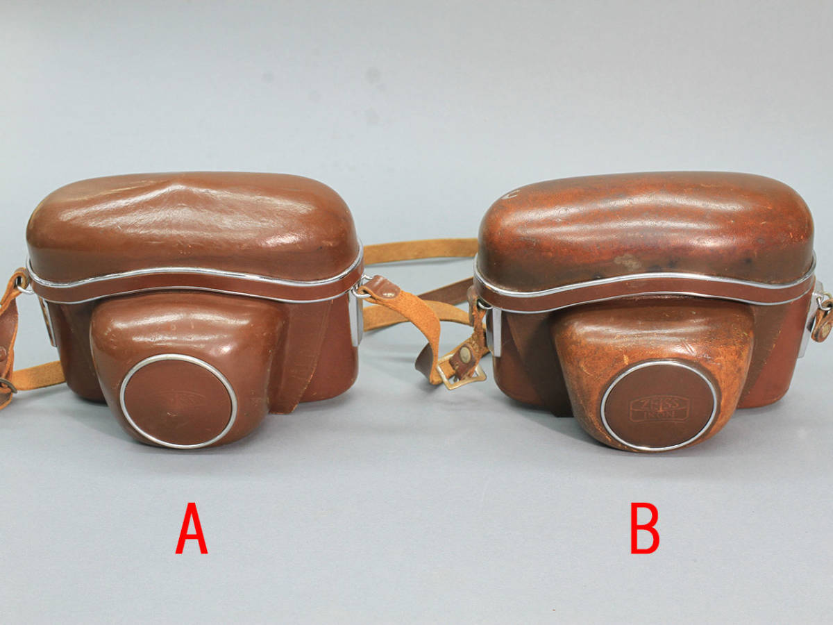 【17】ZEISS IKON CONTAFLEX 用　革ケース　2個セット　ツアイスイコン　コンタフレックス用