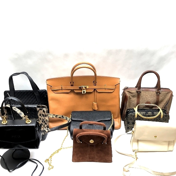 ○まとめ大量!! 5デザイン 90`s ハンド バッグ 等 desmo HANAEMORI ungaro aigner balmain 等D30