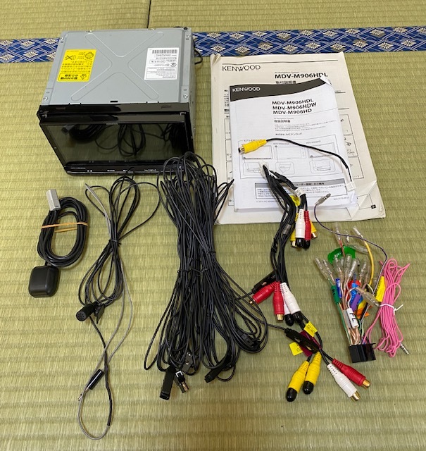 ☆KENWOOD 彩速ナビ MDV-M906HD（地図2022） + ドラレコ DRV-N520