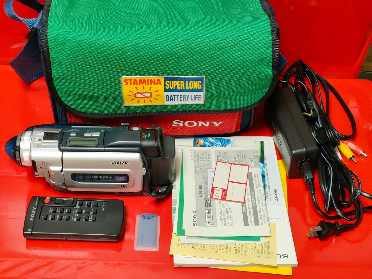 SONY Handycam miniDV DCR-TRV107 ダビング・再生 ミニDVテープ ビデオ