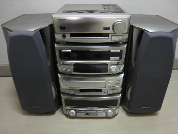 KENWOOD ケンウッド W-MDコンポ ALLORA XM-7MD RC-H9W(MDコンポ)｜売買