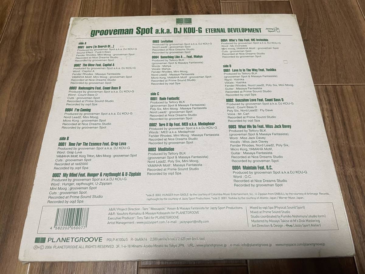 Grooveman Spot - Eternal Development / レコード 2LP アルバム