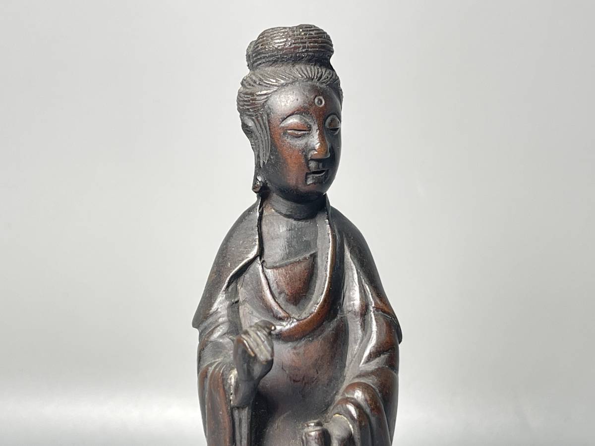 銅製 観音菩薩 立像 銅觀音菩薩像 銅観音像 仏像 佛像 仏教美術 清時代 