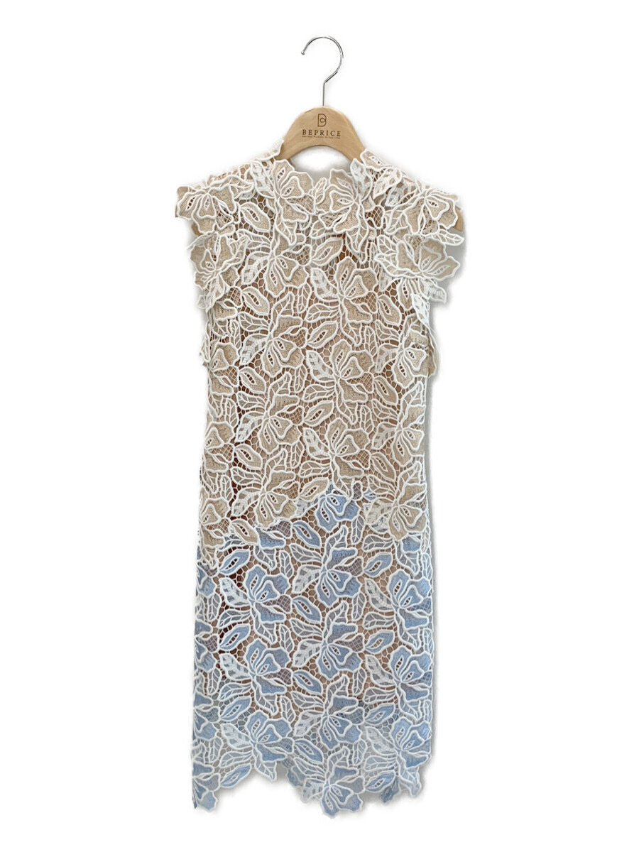 ヌメロヴェントゥーノ ワンピース レース フラワーモチーフ 刺繍 ノースリーブ 36