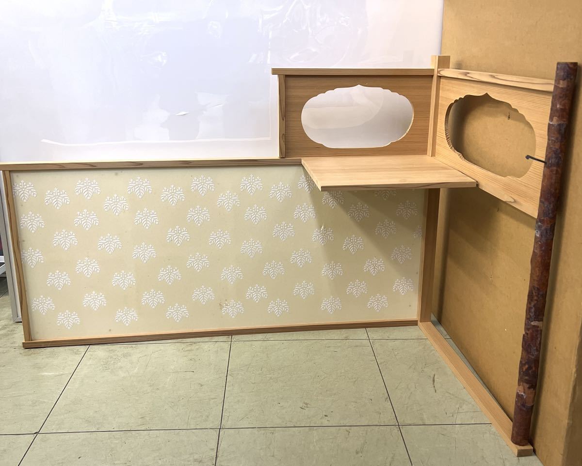 ○台目棚 茶道具 風炉先屏風 ○中古(屏風)｜売買されたオークション