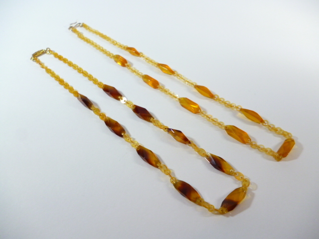 ф 本鼈甲 ネックレス 2点 まとめて ф 鼈甲