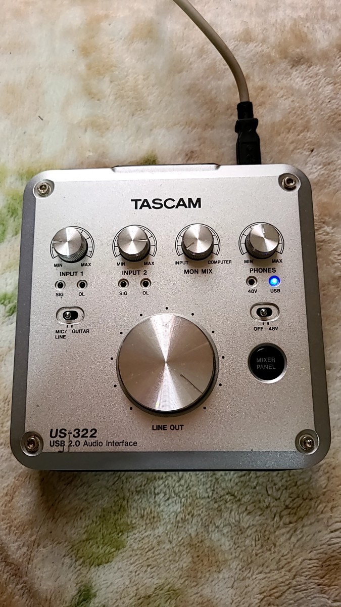 TASCAM US'-322 USB オーディオ インターフェース
