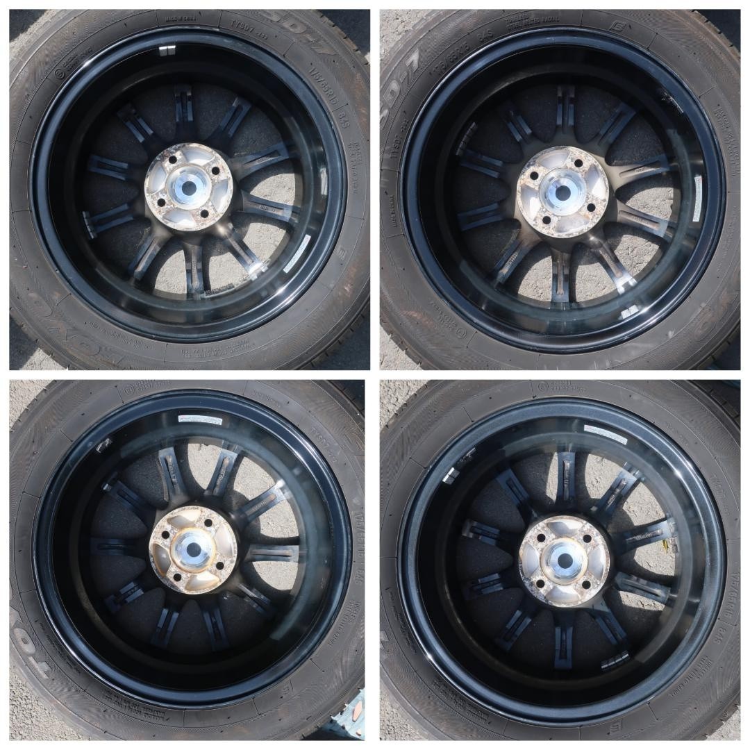 車 15インチ アルミホイール スタッドレ 2019年製トーヨータイヤセット