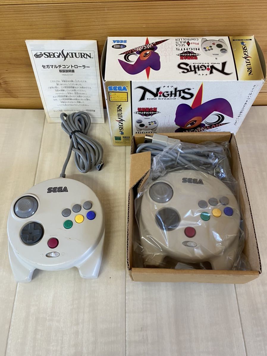 中古】SEGA SATURN マルチコントローラ HSS-0137 2個 まとめ セガ