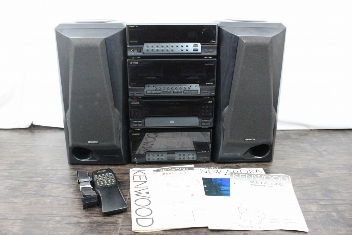 【行董】 KENWOOD ケンウッド システムコンポ C-E9 X-E9 DP-ME9 B-E9 LS-E9 スピーカー リモコン ※ゆうパック 2個口※ AF537ABQ04