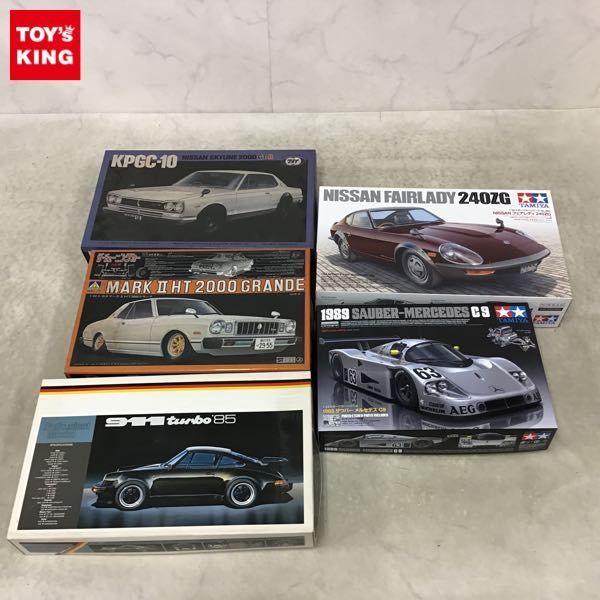 1円〜 タミヤ 1/24 ザウバー メルセデスC9 アオシマ マークII HT2000グランデ マルイ KPGC10 スカイライン2000 GT-R 他