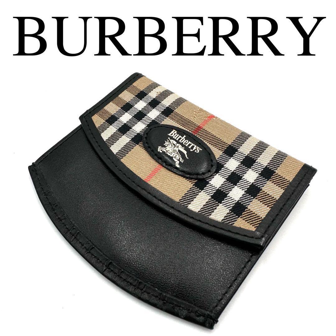 BURBERRY バーバリー コインケース 小銭入れ ノバチェック レザー