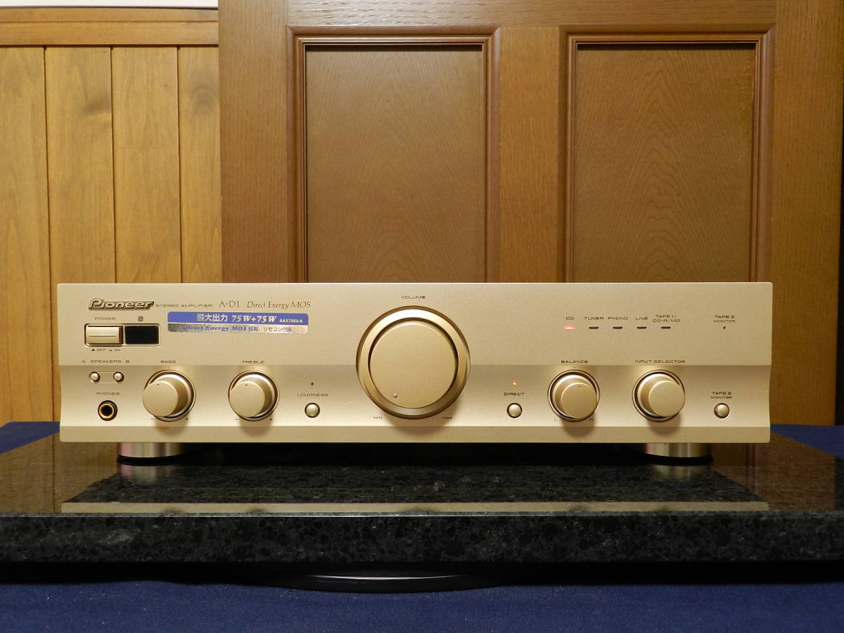 PIONEER A-D1//シングルFET P.P//プリメインアンプ//Phono搭載//発売