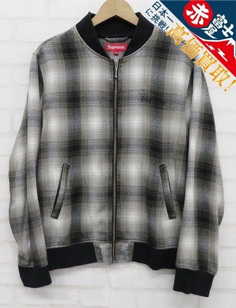7T0023/Supreme 16ss Shadow Plaid Bomber Jacket シュプリーム