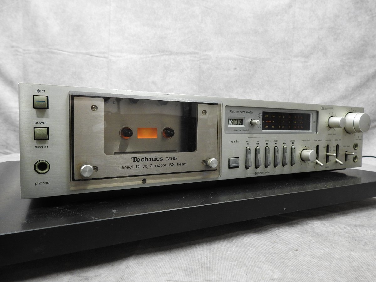 〇【神殿店】Technics テクニクス RS-M65 カセットデッキ 〇ジャンク〇