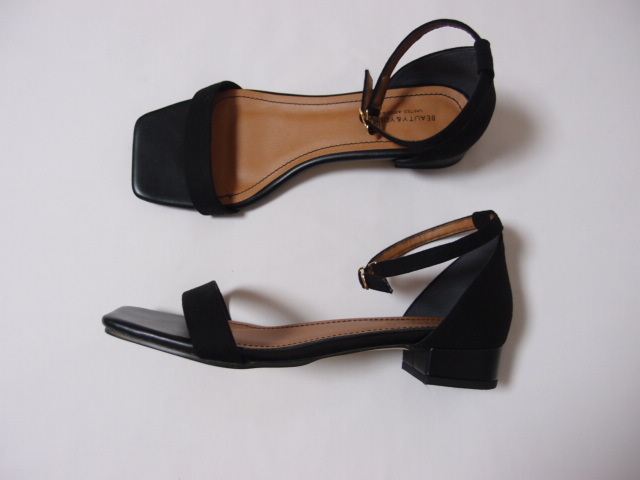 2020 ユナイテッドアローズ BEAUTY&YOUTH スクエアトゥ アンクルストラップ サンダル 37