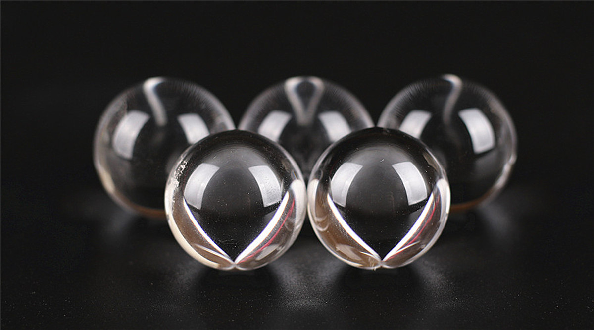天然水晶玉 天然ロッククリスタル I0835 重75g／本物保証 径約22mm K9