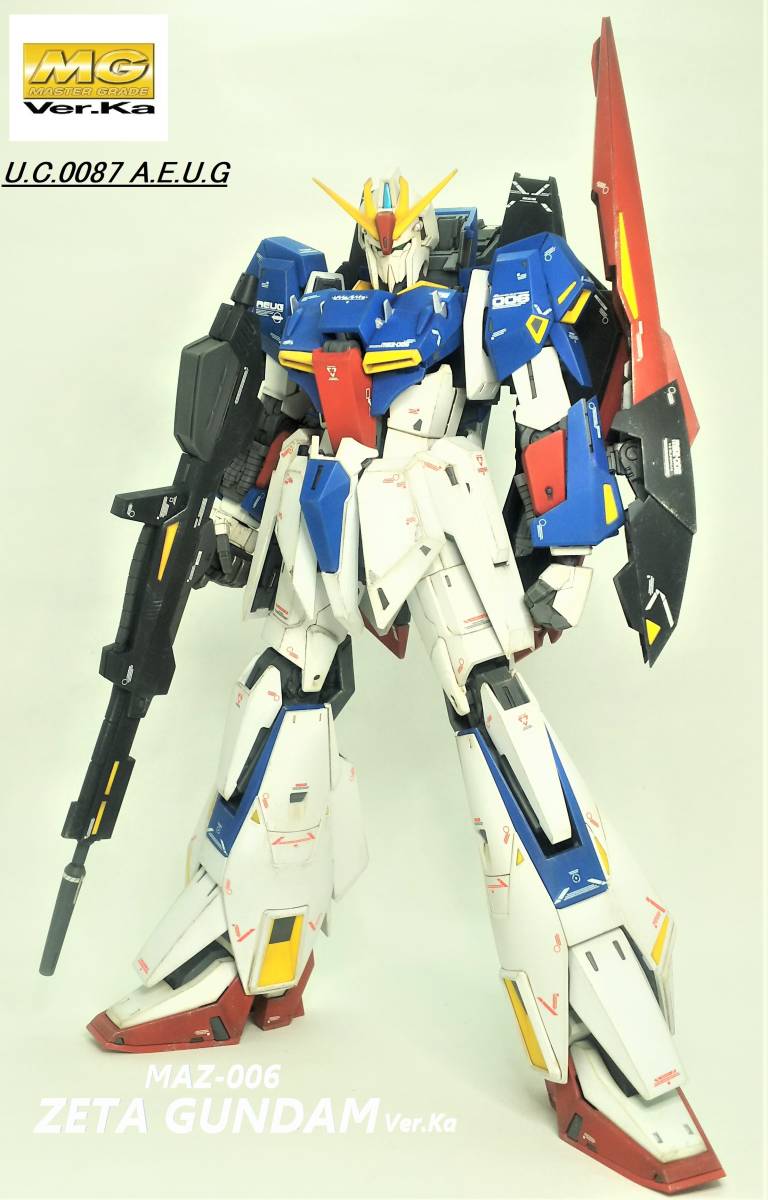 MG ガンダムZZ Ver.Ka ガンプラ　完成品 MG 1/100 Zガンダム[Ver.Ka]完成品!! MG 1⁄100 Zガンダム
