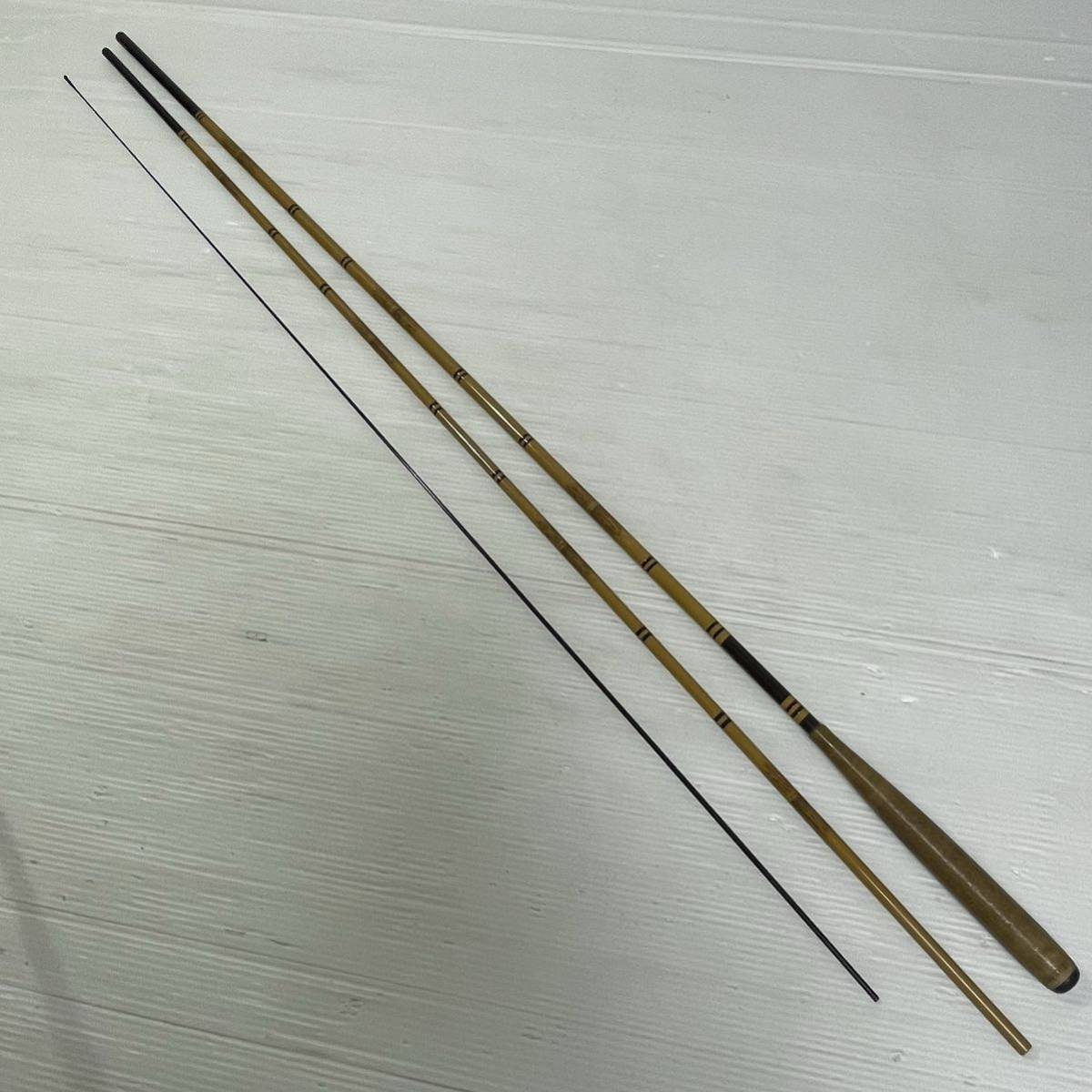 ◯J80 ヘラ竿 征興 微弦 300 4本継 希少 オールド ジャンク 部品取 